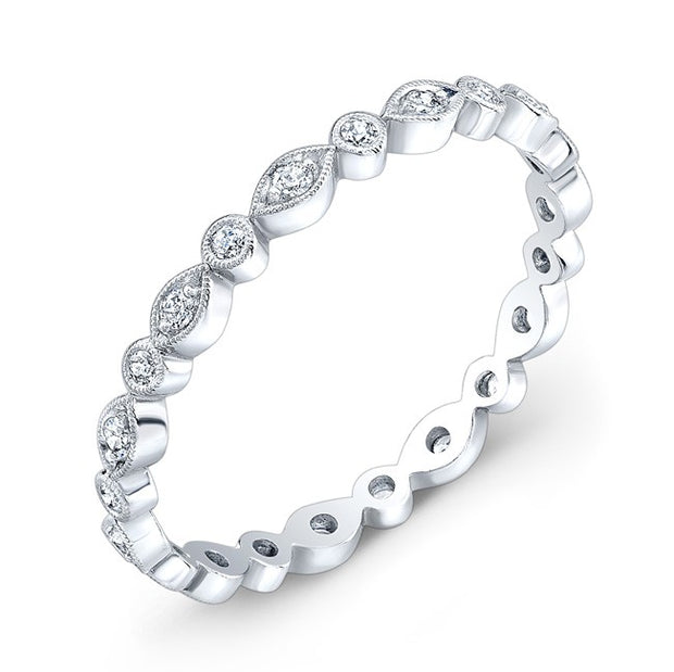 Stackable Diamond Wedding Ring