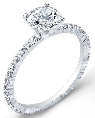 Petite Classic, Prong Set, Diamond Engagement Ring