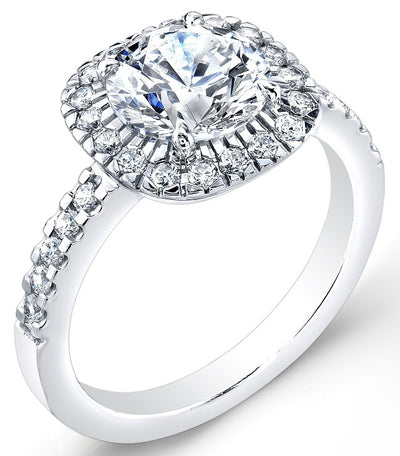 Modern Nouveau, Diamond Engagement Ring