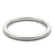 14KT W STACKABLE RING